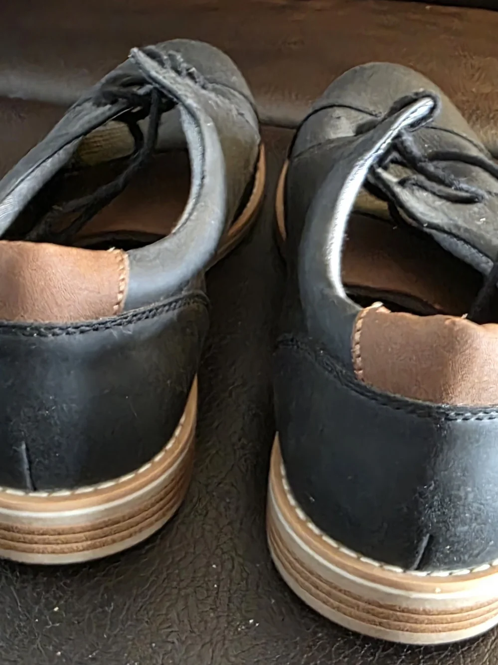 Goodfellow & Co Black and Tan Casual Oxford Dress Shoes